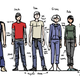 Nowhere Men character designs by Bellegarde